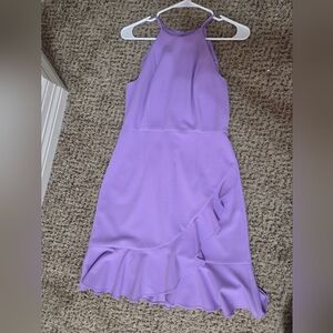 Elegant Lavender Sleeveless Dress